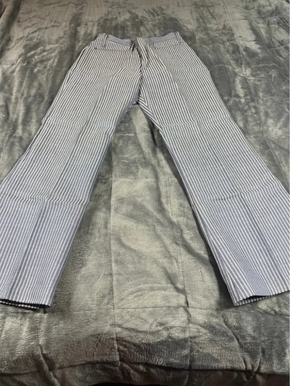 Striped Wide Leg Pants High Waist Career‎ Casual Trousers